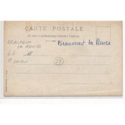 BEAUMONT la RONCE : carte photo d'une maison - tres bon etat