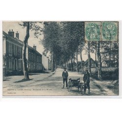 NEUVY-sur-LOIRE : boulevard de la mairie - tres bon etat