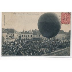 ANET : vue prise place du chateau le 11 juin 1906 - tres bon etat