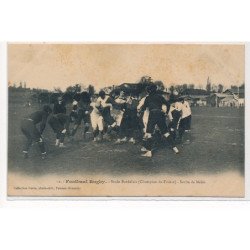 BORDEAUX : footbaal rugby, stade bordelais (champion de france) sortie de mélée - etat