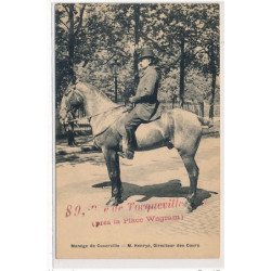 CUVERVILLE : manege de cuverville, M. Henryé, directeur des cours - tres bon etat