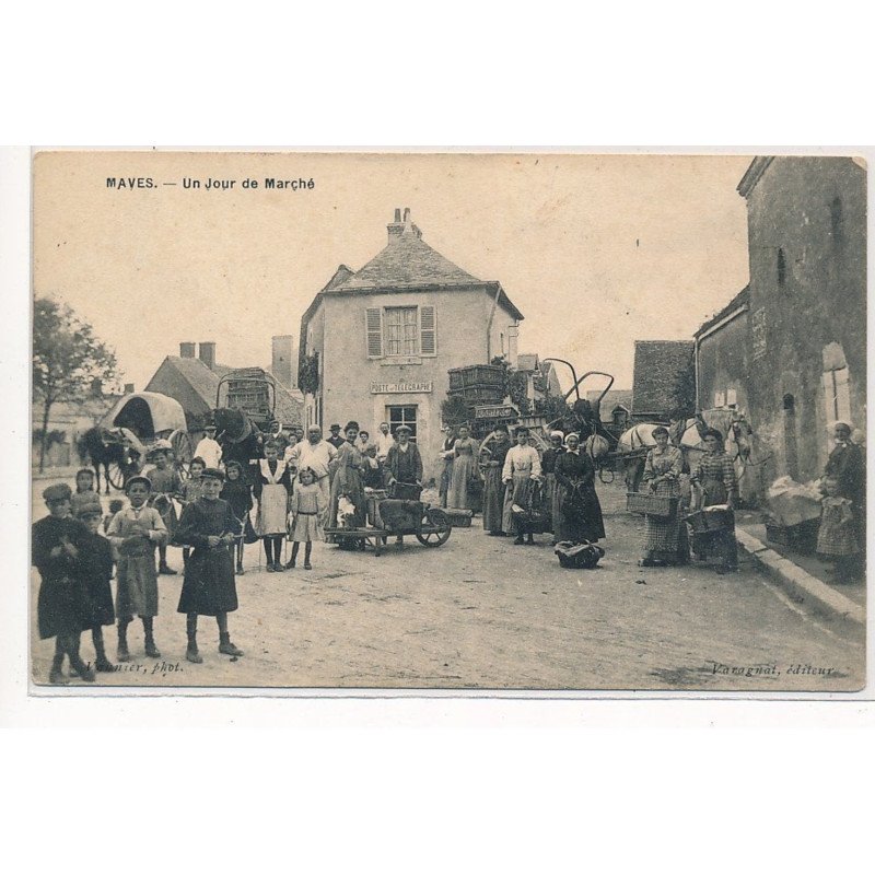 MAVES : un jour de marché - tres bon etat