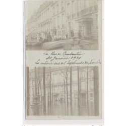PARIS : la rue de constantin 30 janvier 1910, inondation - tres bon etat
