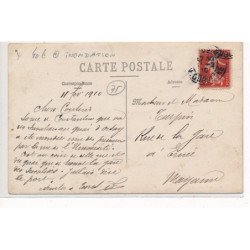 PARIS : la rue de constantin 30 janvier 1910, inondation - tres bon etat