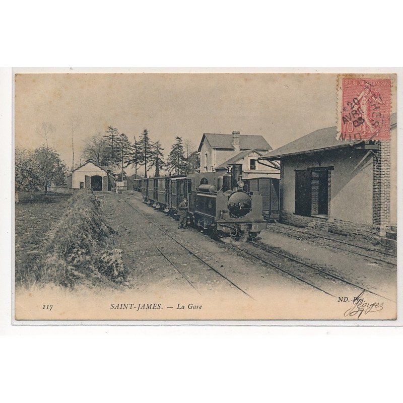 SAINT-JAMES : la gare - etat