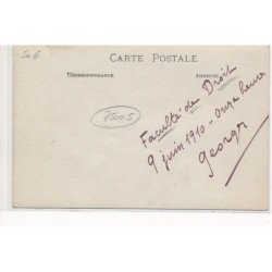 PARIS : faculté de droits 9 juin 1910 - tres bon etat