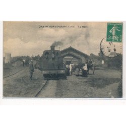 CHATILLON-COLIGNY : la gare - tres bon etat