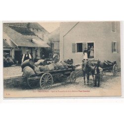 FRETIGNY : quai et tonnellerie de la maison Paul Sandoz - tres bon etat