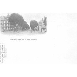 CHARLEVILLE : vue sur le cours d'orleans - etat