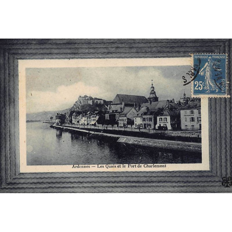 CHARLEMONT : les quais et le port - tres bon etat