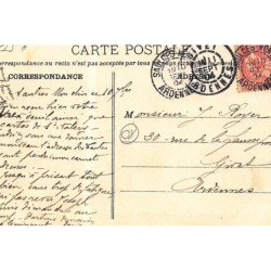 SAULCES-MONCLIN : la rue du pont, l'abreuvoir - tres bon etat