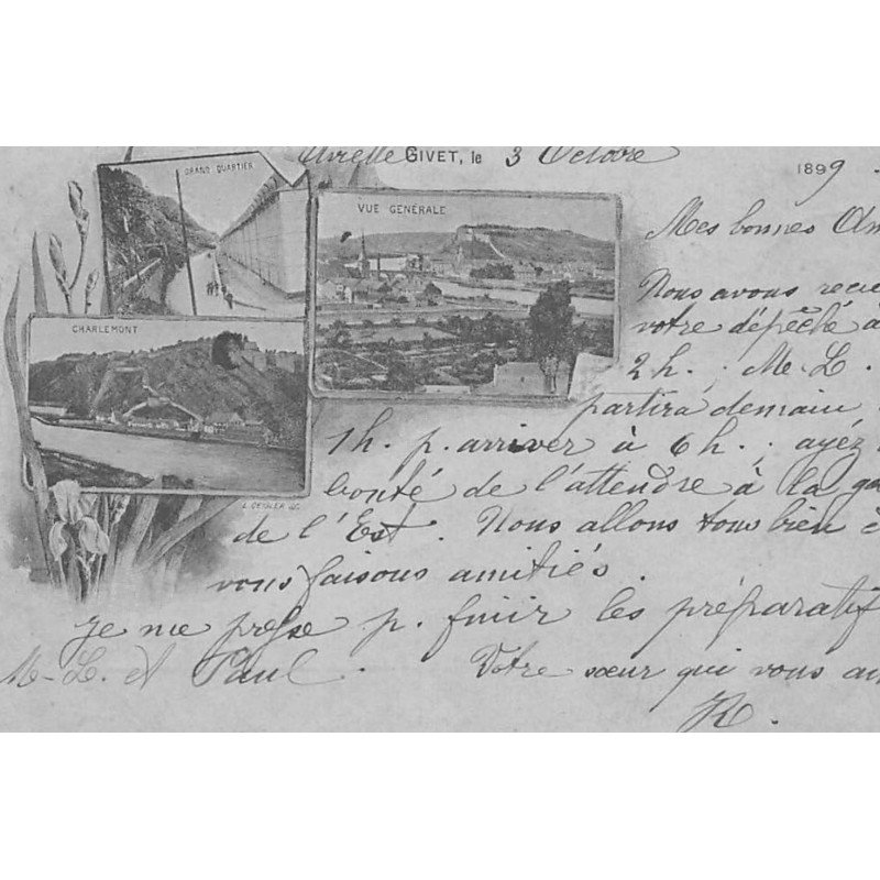 GIVET : 3 vues - etat