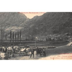 ORGEIX : le village, attelages - tres bon etat