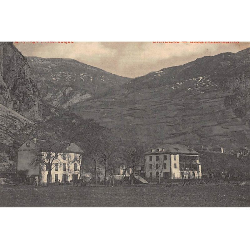 ORNOLAC - USSAT-les-BAINS : vue generale - tres bon etat