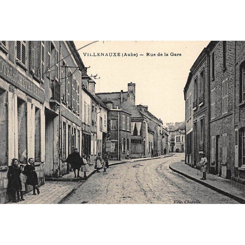 VILLENAUXE : rue de la gare - tres bon etat