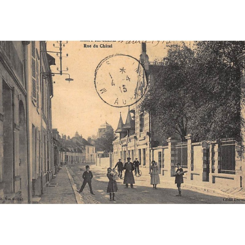 MERY-sur-SEINE : rue du chatel - tres bon etat