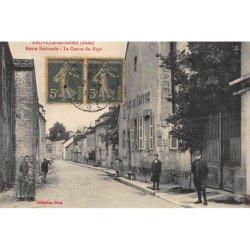 NEUVILLE-sur-SEINE : route nationale, le centre du pays - tres bon etat