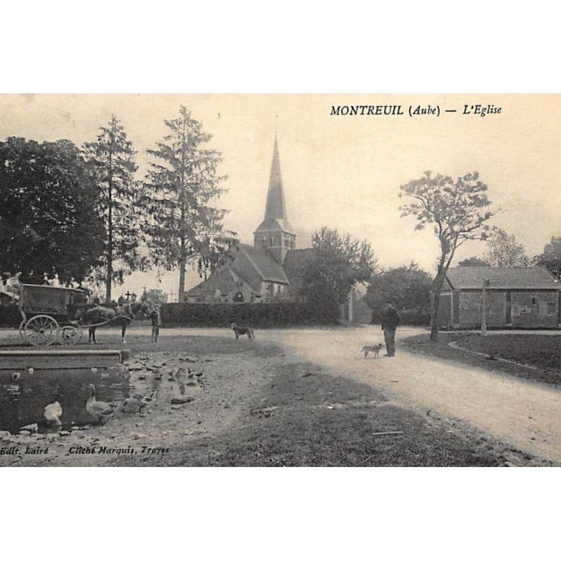 MONTREUIL : l'eglise - etat