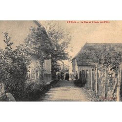 PAYNS : la rue et l'ecole des filles - tres bon etat