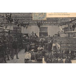 AIX-en-OTHE : interieur d'une usine de bonneterie - etat