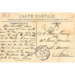 MERY-sur-SEINE : a rue de l'hotel de ville - tres bon etat