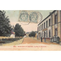 MARIGNY-le-CHATEL : la rue du bourdeau - tres bon etat