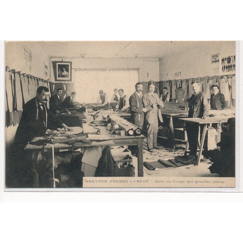 CHABEUIL : breyton freres a crest, salle de coupe des grandes piece - tres bon etat CHABEUIL : breyton freres a crest, salle de coupe des grandes piece - tres bon etat
