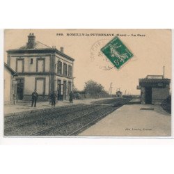 ROMILLY-la-PUTHENAYE : la gare - tres bon etat