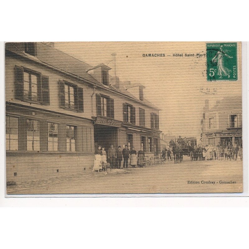 GAMACHES : hotel saint-pierre - tres bon etat