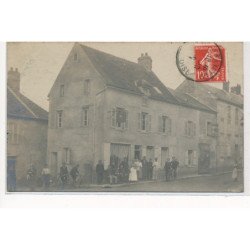 CHAUSSY : carte photo du café, billards - tres bon etat
