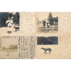 OLIVET : diabolo, automobile, lot de 14 CPA - tres bon etat