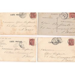 OLIVET : diabolo, automobile, lot de 14 CPA - tres bon etat