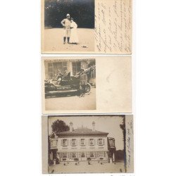 OLIVET : diabolo, automobile, lot de 14 CPA - tres bon etat