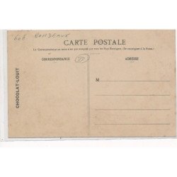 BORDEAUX : chocolat-louit, vue d'un atelier du pilage - tres bon etat