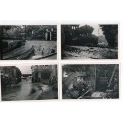 NICE : lot de 7 CPA, inondations 1950 - tres bon etat