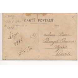 MACON : cafe, personnages - etat