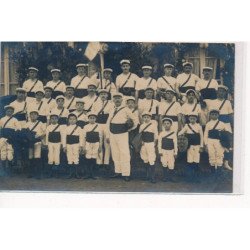 SAVIGNY-sur-BRAYE : troupe de musiciens - tres bon etat