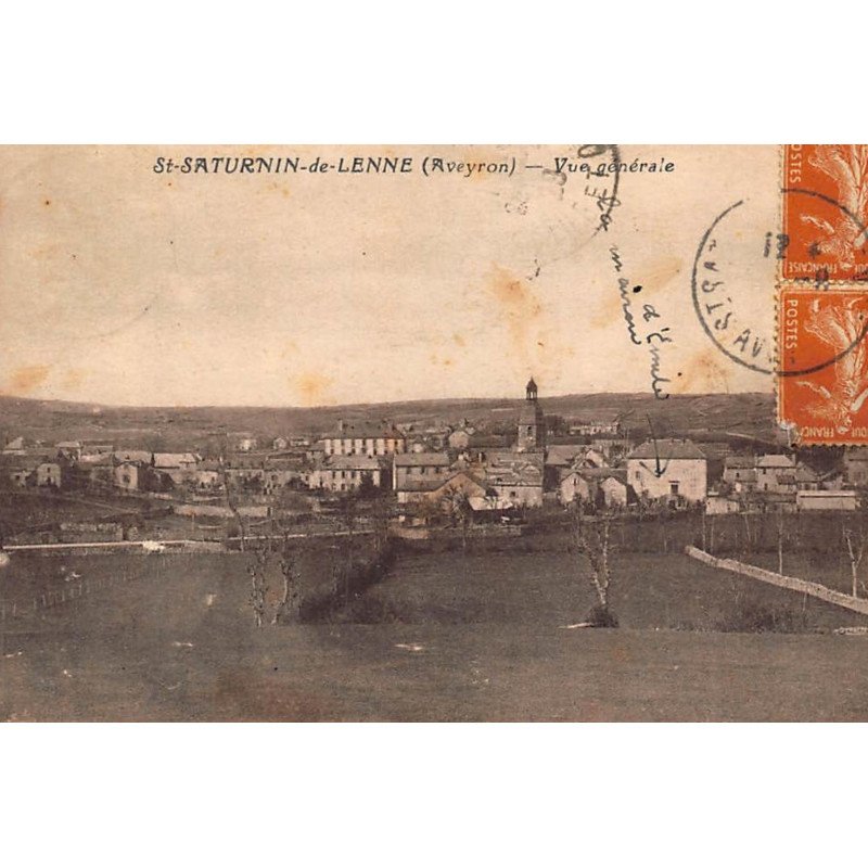 SAINT-SATURNIN-de-LENNE : vue generale - tres bon etat