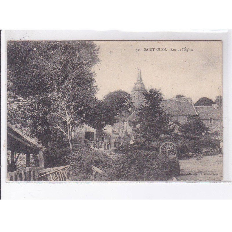 SAINT-GLEN: rue de l'église - très bon état