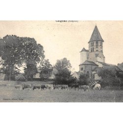 CEIGNAC : eglise et vaches - tres bon etat
