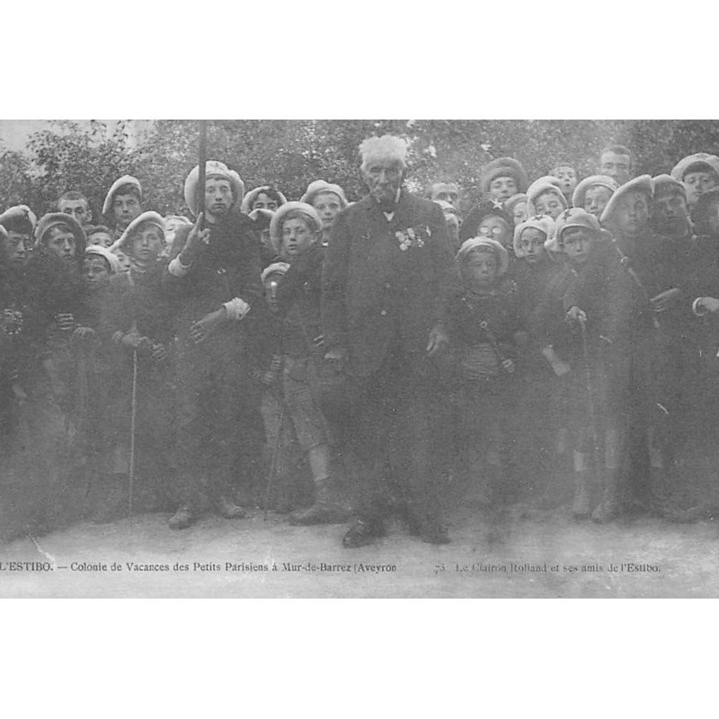 MUR-de-BARREZ : colonie de vacances des petits parisiens le clairon rolland - tres bon etat