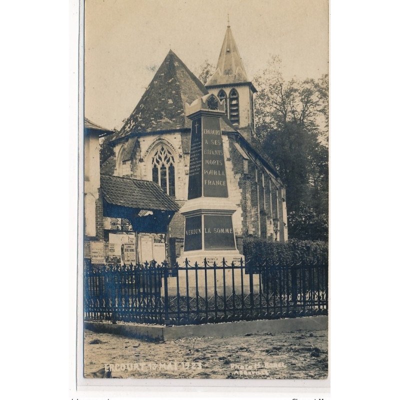 ERCOURT : monument aux morts - tres bon etat
