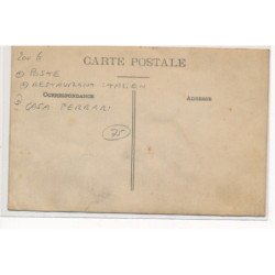 PARIS : poste restaurant italien casa Ferrari, transport des depeches - tres bon etat