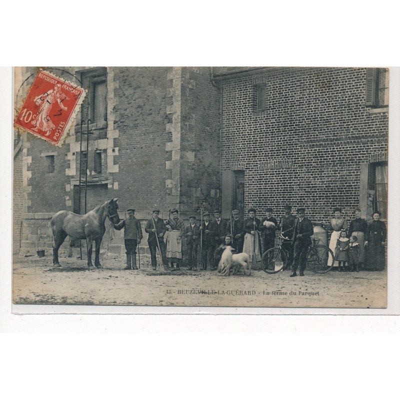 BEUZEVILLE-la-GUERARD : la ferme du parquet - tres bon etat