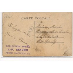 FAUVILLE : boucherie bouquet, 20 mars 1913 - tres bon etat