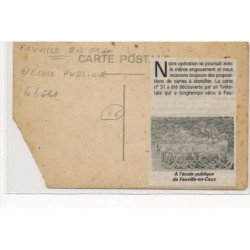 FAUVILLE-en-CAUX : ecole publique - etat