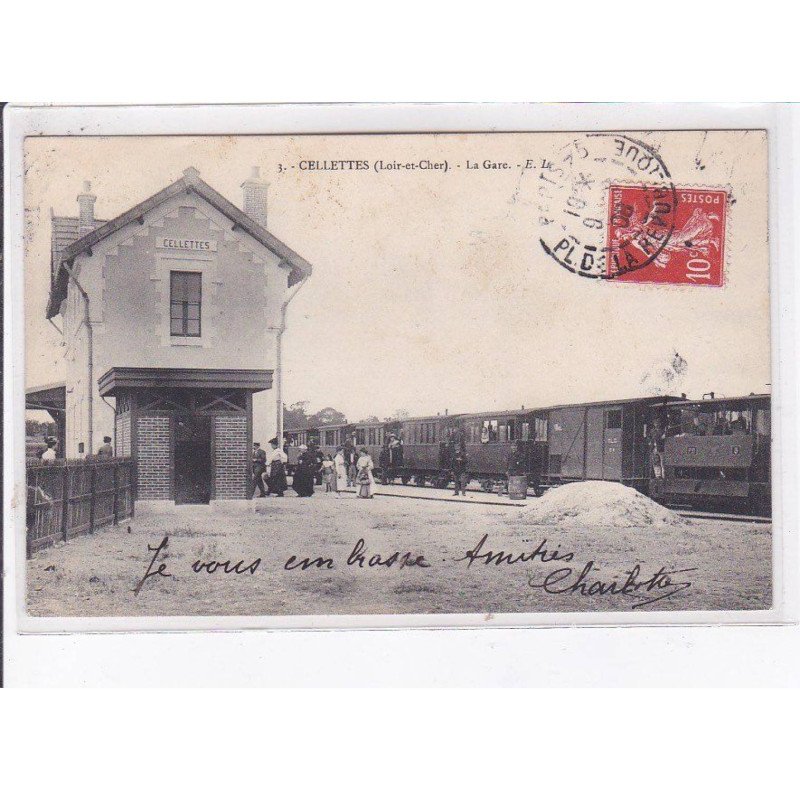 CELLETTES: la gare - état