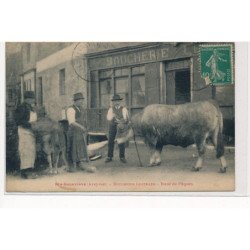 SAINTE-GENEVIEVE : boucherie lestrade, boeuf de pâques - tres bon etat