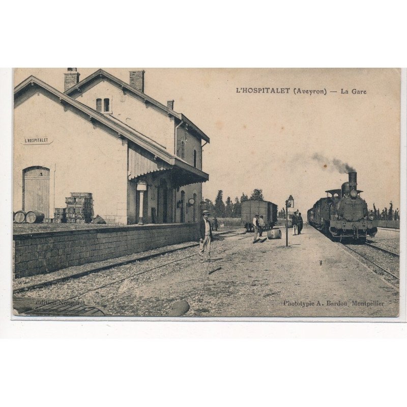 L'HOSPITALET : la gare - tres bon etat