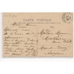 LE MUR DE BARREZ : arrivée de la diligence d'un train bonnet - etat